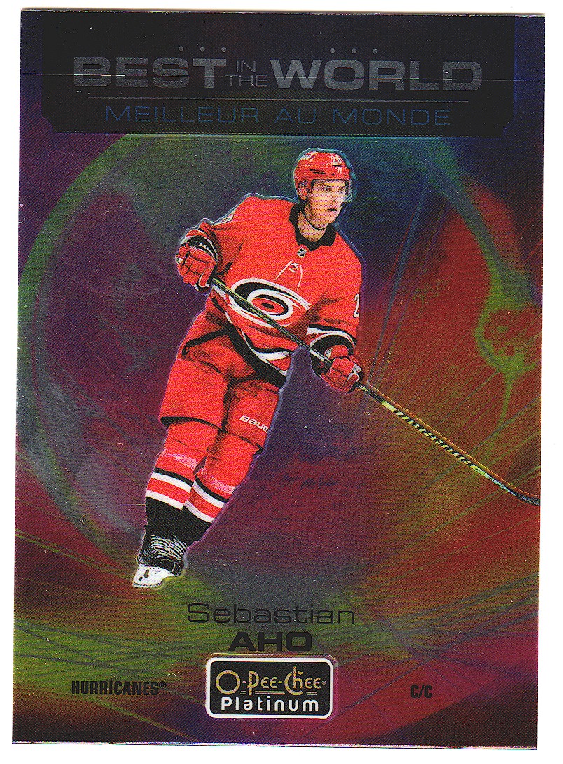 (image for) 2020-21 OPC Platinum Best in the World #BW7 Sebastian Aho